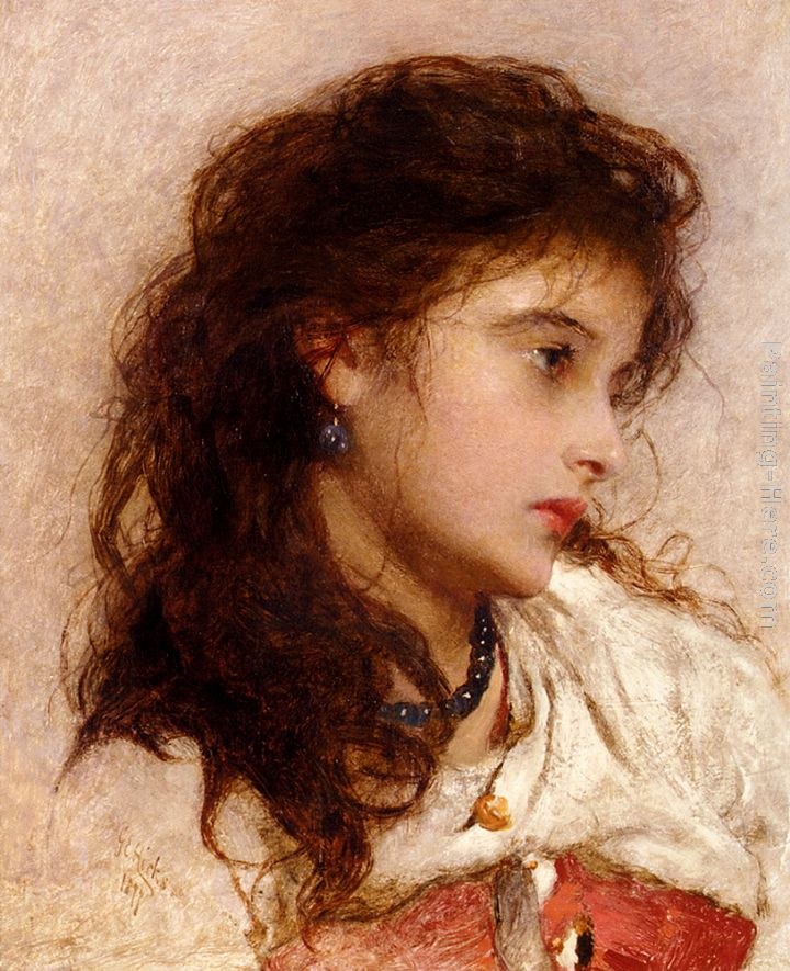 George Elgar Hicks Forward She Started with a Happy Cry